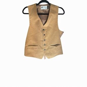 Levis Panatela Sportswear Button-Up Tan Corduroy Vest